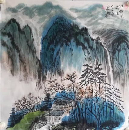 庞染 牛背梁写生