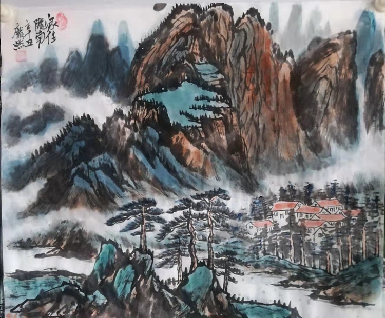 庞染 家住陇南