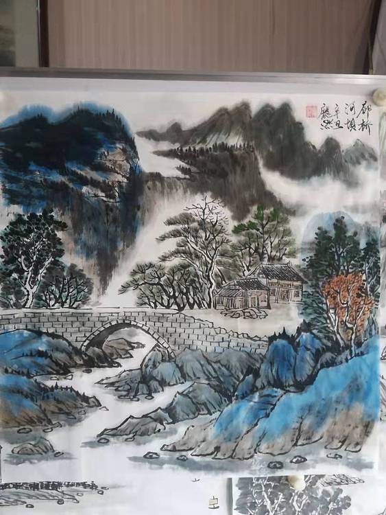 庞染 廊桥河坝