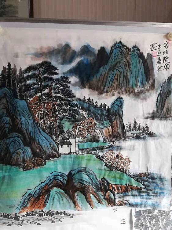庞染 家住陇南