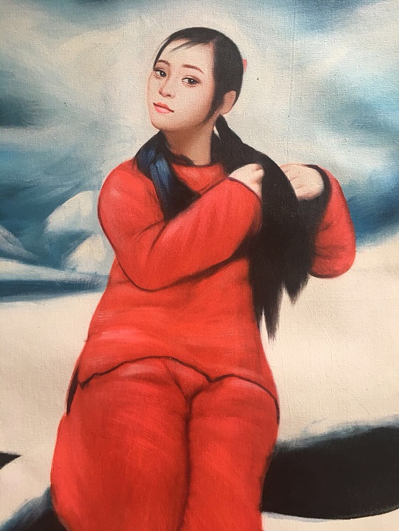 陈一茗 雪中红