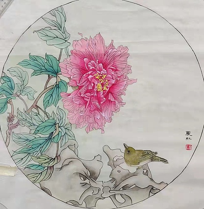 亓夏红 牡丹小品