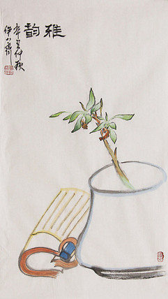 中国翰墨书画院理事 齐红玲 花鸟