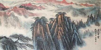 精品新作山水 扬州中山书画院特聘画家 国家一级美术师 巫世林