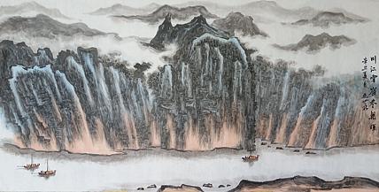 精品新作  扬州中山书画院特聘画家 国家一级美术师 巫世林