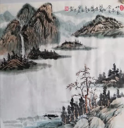 庞染 妙处寻常有，心闲万境空