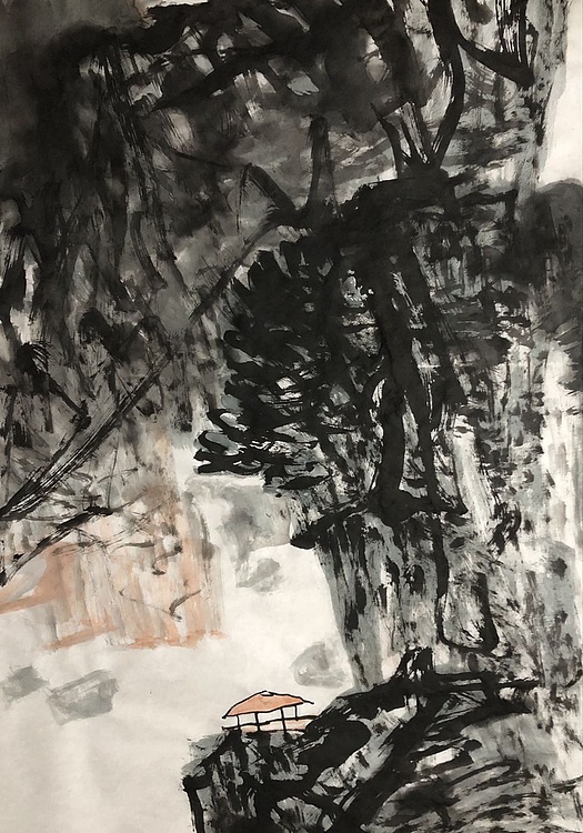 中国书画收藏家协会会员 泓靖 清泉漱凡尘