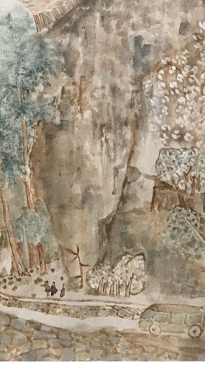职业书画家 王蓓蕾 《且听花开》