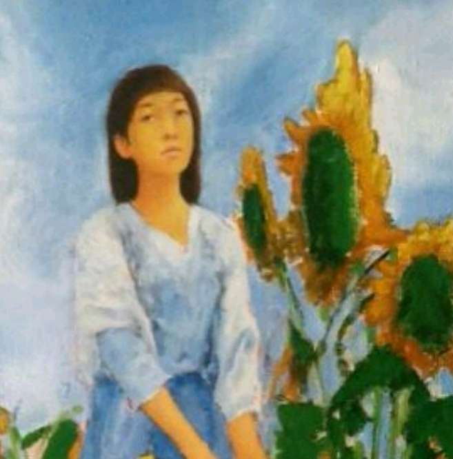 胡冰 原创油画作品《青春往事1》