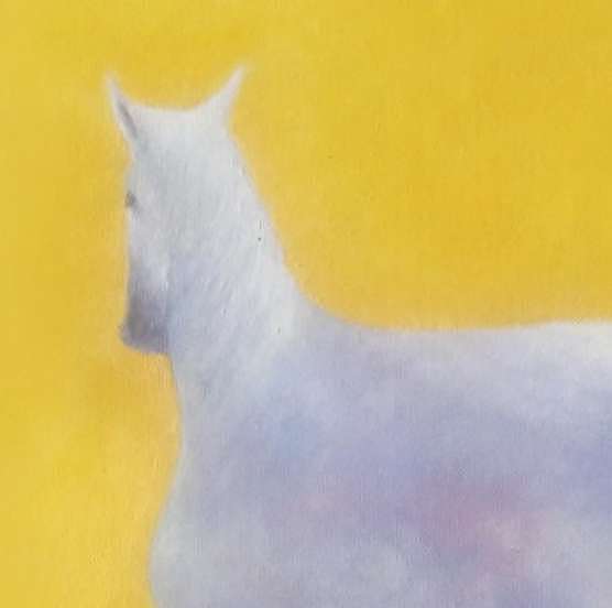 胡冰 原创油画作品《白驹过隙》