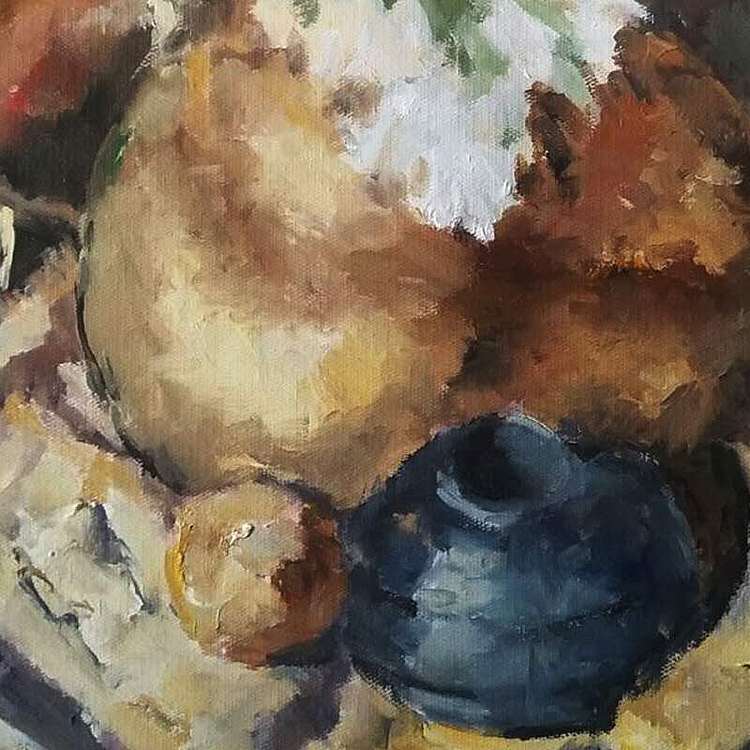 胡冰 原创油画作品《花02》