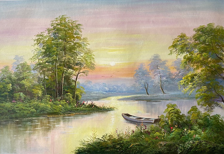 晚风吹过