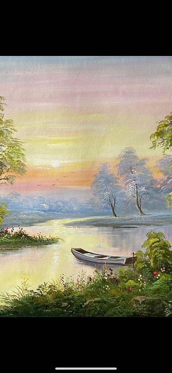 晚风吹过