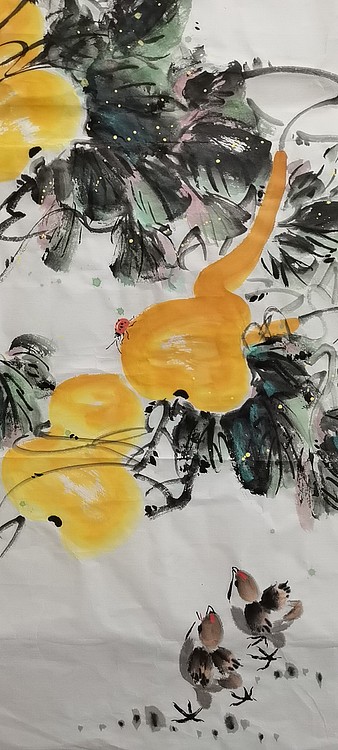 职业书画家 管玉珍 金秋送吉祥