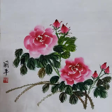 贺国平 《玫瑰花开》
