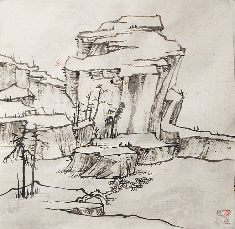青年艺术家 湖北美协 新锐画家 李泽兑 国画作品