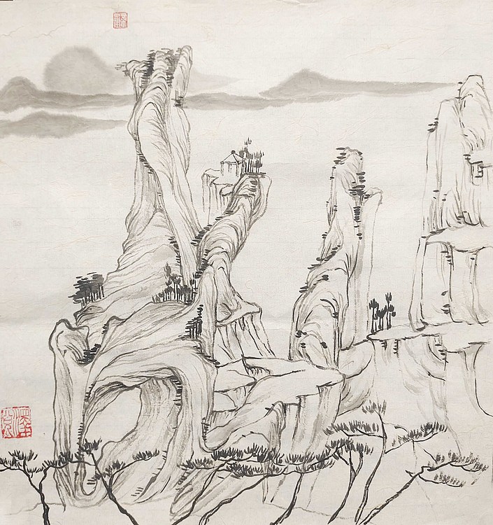 青年艺术家 湖北美协 新锐画家 李泽兑 国画作品