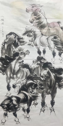 李永海 八骏图