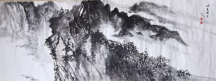 斯幽 岫色横空