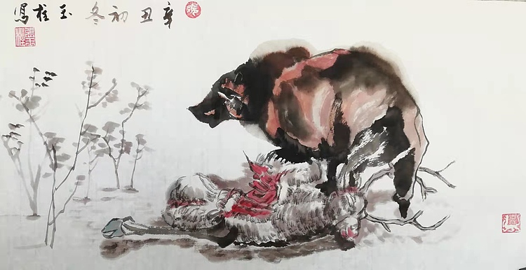 张玉柱 写意花鸟