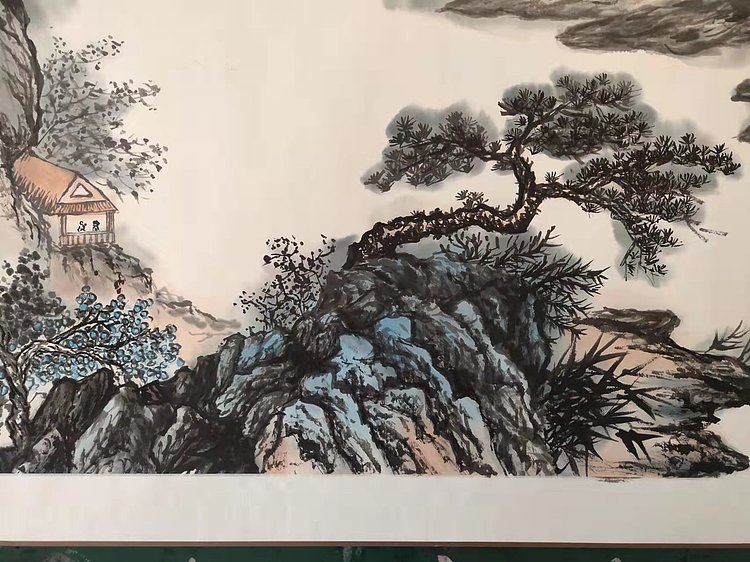 刘延军 国画清音图