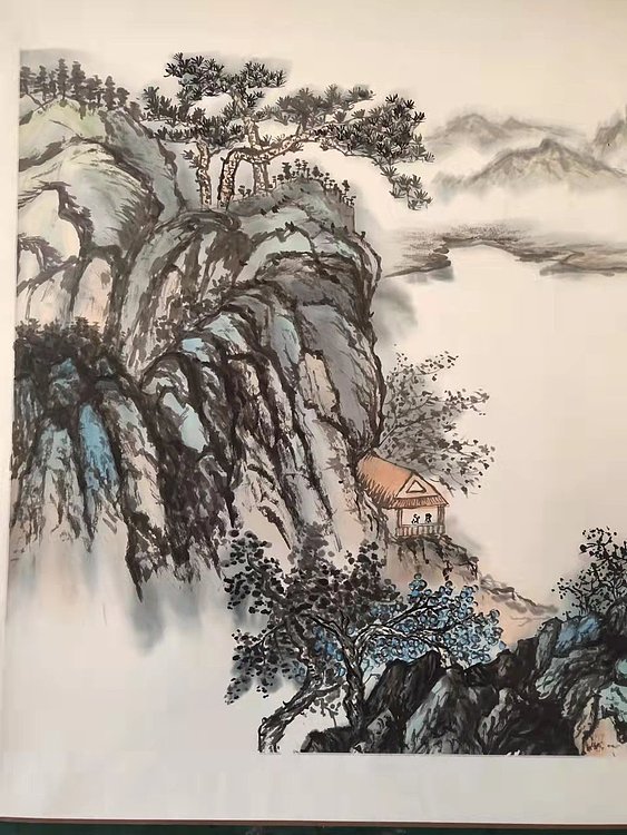 刘延军 国画清音图