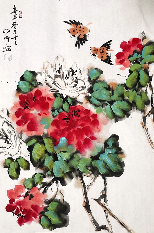 中国人民大学讲师 李乃昕 精品花鸟