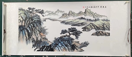 刘延军 国画清音图