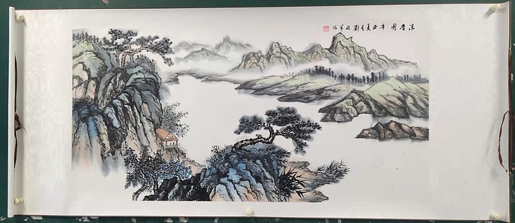 刘延军 国画清音图