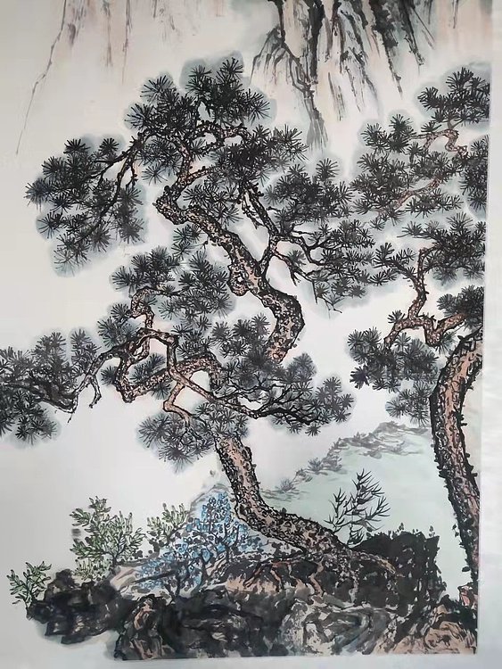 刘延军 国画松岳图