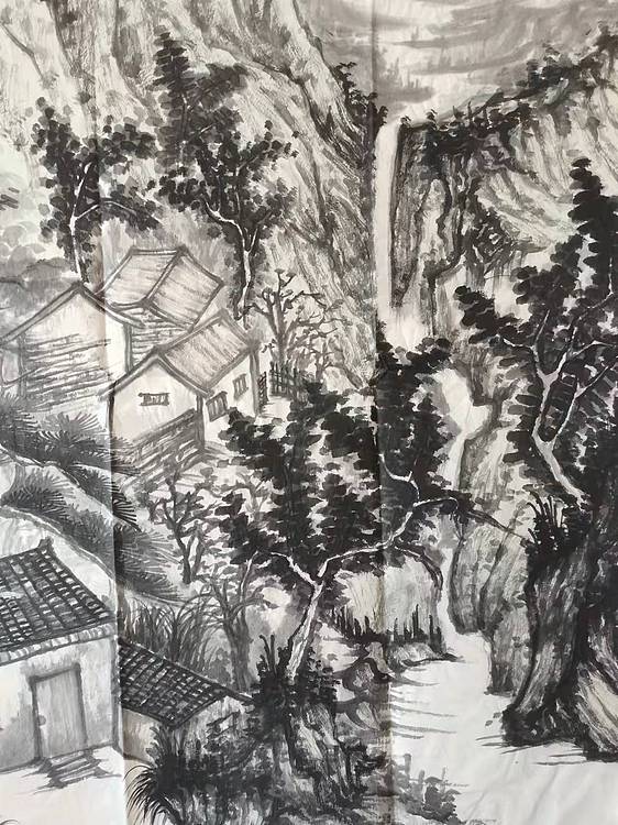 中国艺术研究院 硕士  周心宇 山静似太古