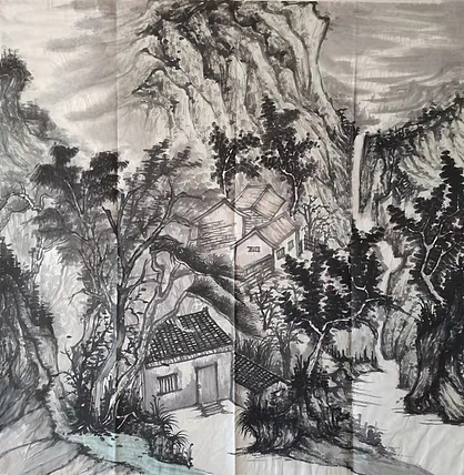 中国艺术研究院 硕士  周心宇 山静似太古