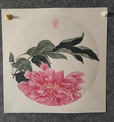 永遇乐 工笔国画卡纸