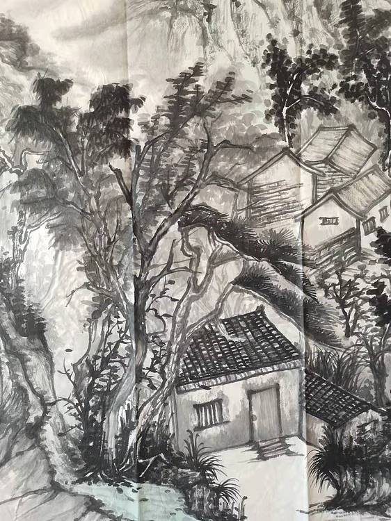 中国艺术研究院 硕士  周心宇 山静似太古