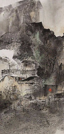 19刘子展，著名画家