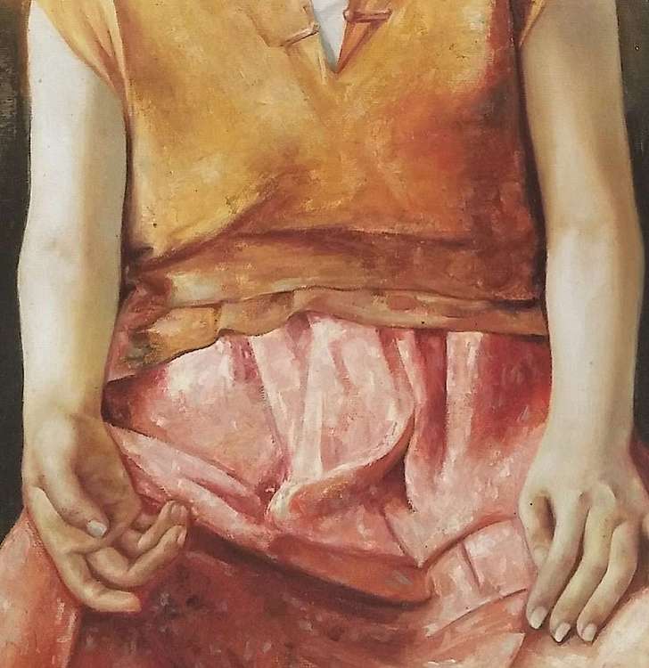 岳志敏 纯手绘油画《憩》