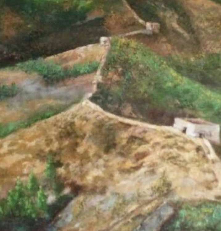 岳志敏 原创油画作品《长城》