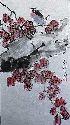 张玉柱 写意花鸟