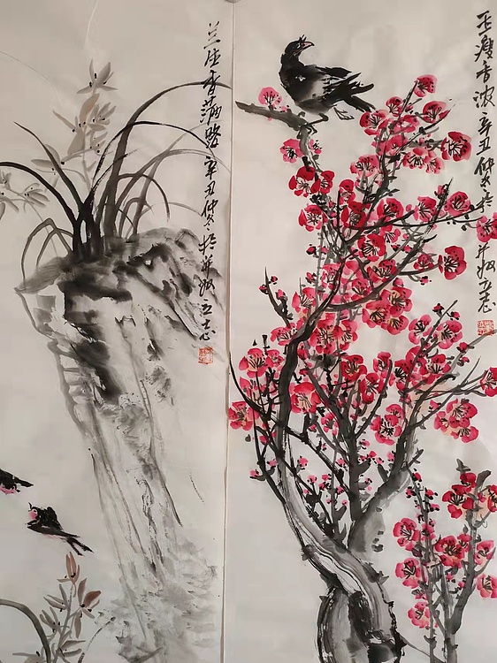 范立志 梅兰竹菊