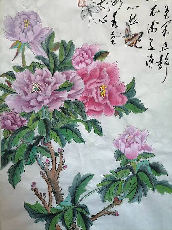 仟亿 牡丹花开富贵