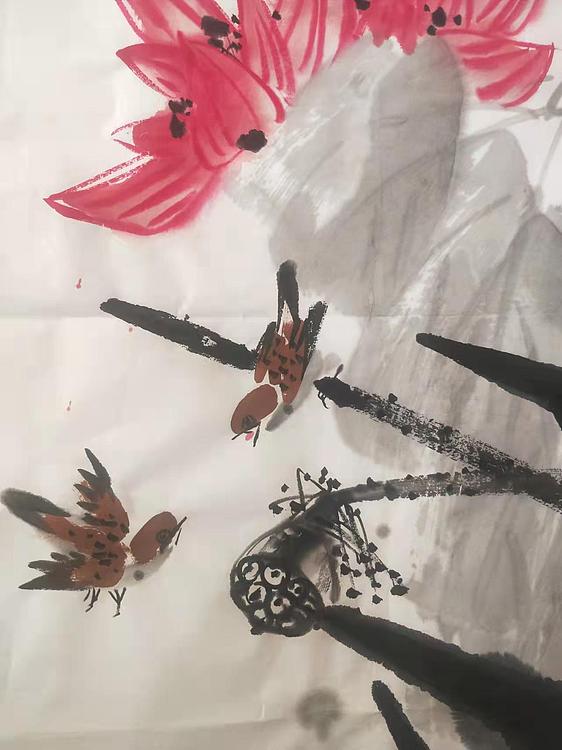 中国花鸟画研修院高研班 王建鑫 精品花鸟 