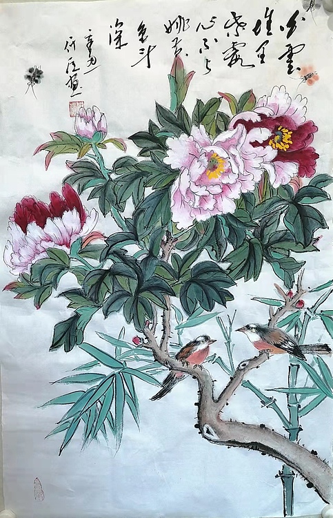 仟亿 牡丹富贵花