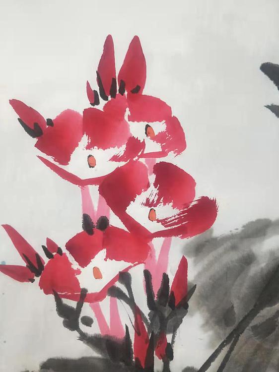 中国花鸟画研修院高研班 王建鑫 精品花鸟 
