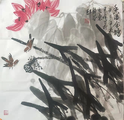 中国花鸟画研修院高研班 王建鑫 精品花鸟 