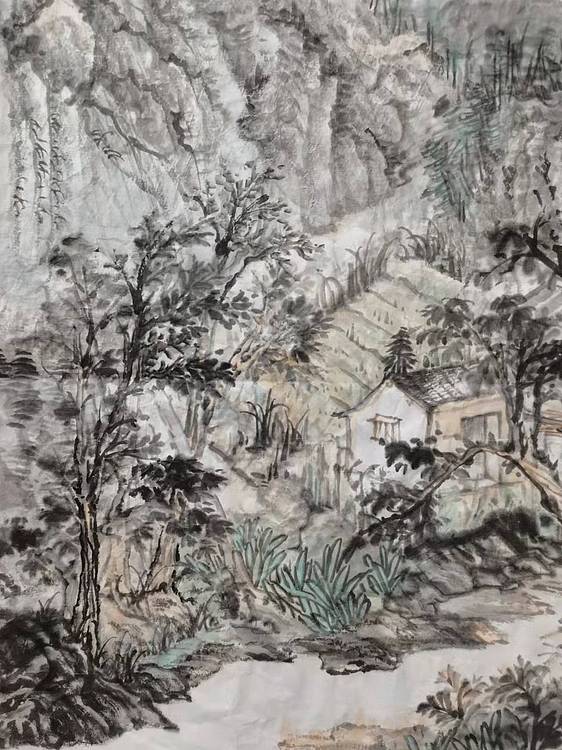 中国艺术研究院 硕士  周心宇 山静似太古