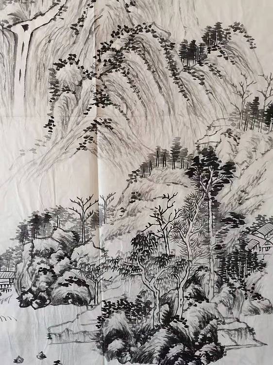 中国艺术研究院 硕士  周心宇 仿古山水