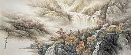 明理 秋色炊烟