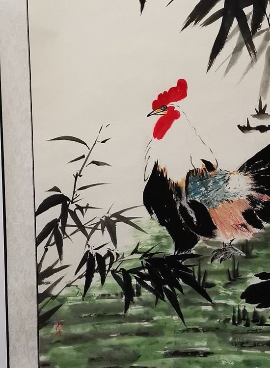 范彩君 德州美协会员《平安大吉》,已装裱