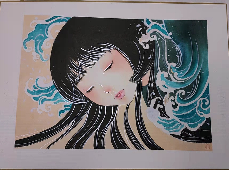 永遇乐 水彩 海之梦