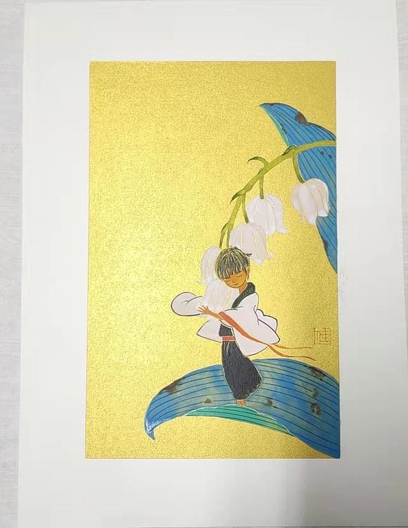 永遇乐 工笔花鸟 金潜卡纸  拥有
